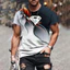 Áo thun ngắn tay khô nhanh Unisex Áo thun in 3D, cổ chữ O mùa hè thông thường hàng ngày