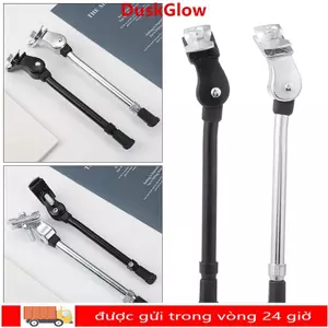 Chân đế DUSKGLOW Mặt bạc đen Phụ tùng xe đạp có thể điều chỉnh phía sau
