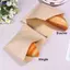 XOITOP 100 Cái Đơn / Đôi Mở Giấy Chống Mỡ Xử Lý Túi Phẳng Chống Mỡ Nâu Cho Bánh Quy Sna Sandwich Bắp Rang VN