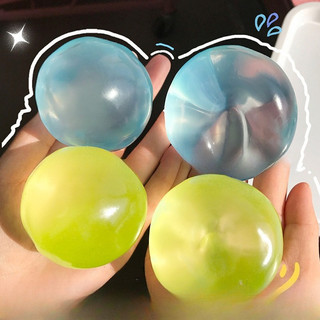 Squishy Xanh Maltose Fidget Đồ Chơi Màu Hồng Mềm Mochi Cảm Giác Bóp Đồ Chơi Dầu Dừa Bóng Đồ Chơi Giải Nén Chậm Quà Tặng Giáng Sinh