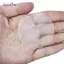 AqToCna 100 Chiếc Tấm Bảo Vệ Nhiệt Với Tròn Một Lỗ Fusion Keo Bảo Vệ Mẫu Trong Suốt Chống Tia UV Cho Phần Mở Rộng Tóc Tấm Cách Nhiệt AqToCna