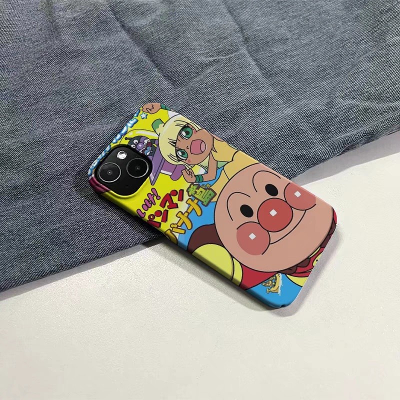 Ốp Điện Thoại Anpanman Thích Hợp Cho IPhone 7 8 PLUS 11 12 PRO 17 AIR 16 15 14 13 ProMax XR XSMAX QYJS Phim Vỏ Cứng Chống Sốc Chống Bụi Bẩn