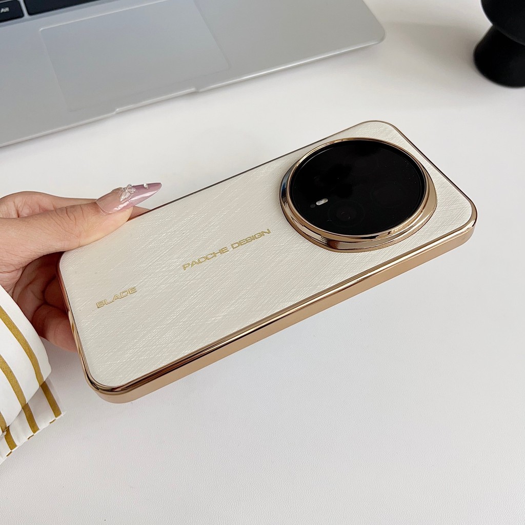 Dành cho Honor Magic 8 Pro / 7 Pro / 6 Pro 8RSR X60 Pro X70 Quy trình thổ cẩm lụa vàng và bạc Vỏ điện thoại da sang trọng / Cạnh mạ điện mềm / Vỏ Honor chống sốc