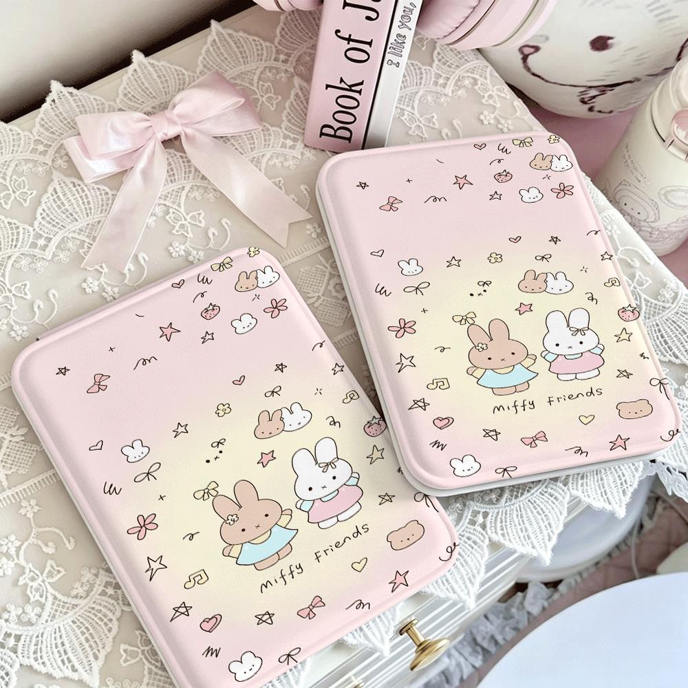 Gương gấp thỏ trắng ngôi sao gương bỏ túi mini cho nữ