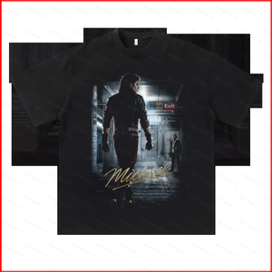 YB1 Michael Jackson Áo thun ngắn tay poster cùng phong cách tee BY1
