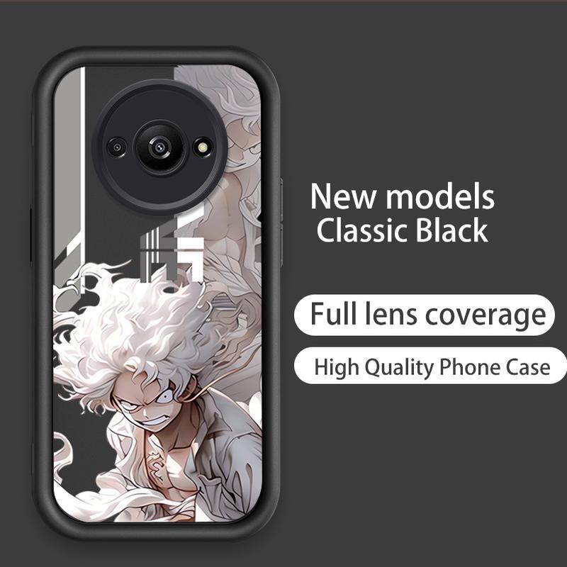 Ốp Lưng Cho Redmi A3 / POCO C61 4G Hoạt Hình Silicon Mềm TPU One Piece Five Gear Luffy Angel Eye Vỏ Điện Thoại Chống Sốc