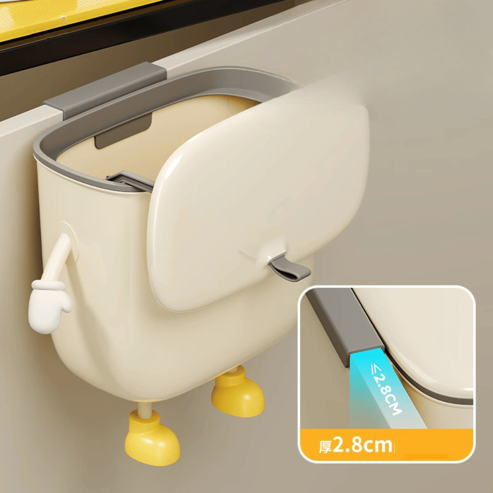 Thùng Rác Treo Tường HomeMate Đa Năng – Thùng Rác Gắn Tủ Bếp, Nhà Tắm Dễ Thương Tiết Kiệm Diện Tích