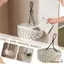 Giỏ treo thoát nước nhà bếp CHEESELY, Giỏ đựng nước bồn rửa treo hình vỏ, Giá phơi xà phòng silicon đa chức năng bền bỉ Đồ dùng nhà bếp