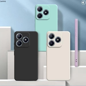 Tpu mềm cho Ốp lưng Realme Note 50 màu trơn Realme Note 50 Vỏ bảo vệ silicon chống rơi màu trơn đơn giản