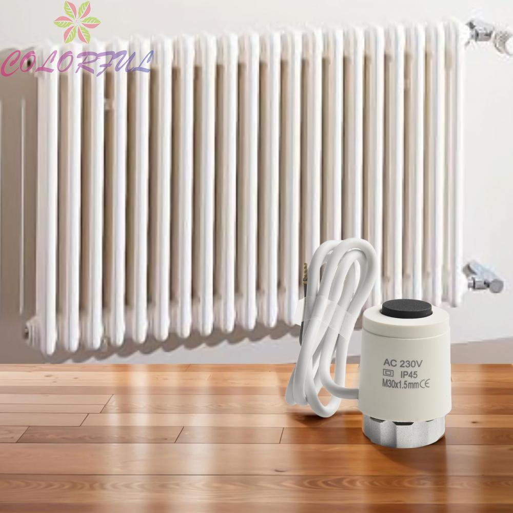 Floor Heating Actuator 230V AC Power Consumption Quick Turn on Time Easy Install