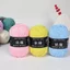 Sợi Bốn Dây Sữa Cotton Dệt Tay Yi Cotton 4 Dây Sợi Dày 70 Màu Số Chính Xác Yi Cotton 9LBC