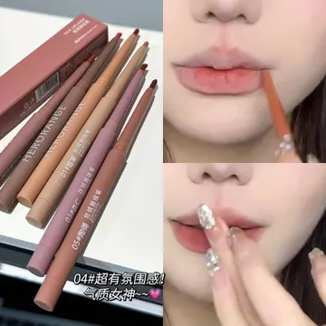 [Vẽ tranh Lip Handy Tool] Plump Lip Shape Lip Liner Khỏa thân Matte Lipstick Pen Nữ Lip Pencil Chống thấm nước Dudu Lip Giá rẻ