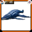 Mattel Jurassic World Roaring Bright! Brachiosaurus Kids' Figure Dinosaur Toy, Approx. 28cm Long, for Ages 4 and Up, Blue JKL79