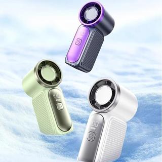 Quạt cầm tay Mini ITRUMPET, Màn hình LED Quạt bàn Turbo tốc độ cao, 100 cài đặt di động có thể điều chỉnh USB Quạt Turbo có thể sạc lại ngoài trời