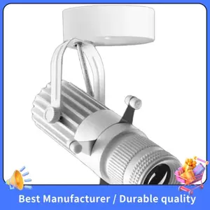 Theo dõi Thanh chiếu sáng có thể điều chỉnh độ sáng Chế độ biến đổi Focus COB Downlight LED Đèn trần 15W Trung tâm mua sắm Đèn pha KTV Trắng