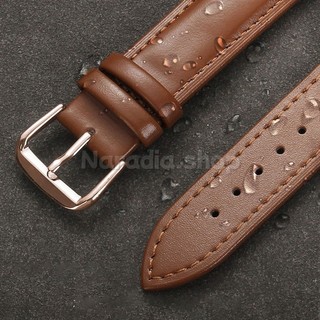 Phát Hành Nhanh 12-24mm Full Size Da Thật Chính Hãng Dây Đeo Đồng Hồ Cho Doanh Nghiệp Rosegold Pin Khóa Dây Đeo Đồng Hồ Nam Nữ Vòng Tay Thay Thế