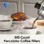 Bộ lọc cà phê Percolator - Bộ lọc cà phê đĩa 3,75in cho máy pha cà phê - Bộ lọc máy pha cà phê dùng một lần không tẩy trắng