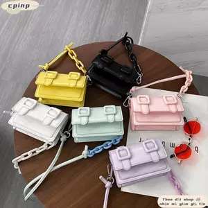 CPINCP Túi Messenger Nhỏ Da PU Ví Mini Xu Hướng Đeo Ngang Nữ
