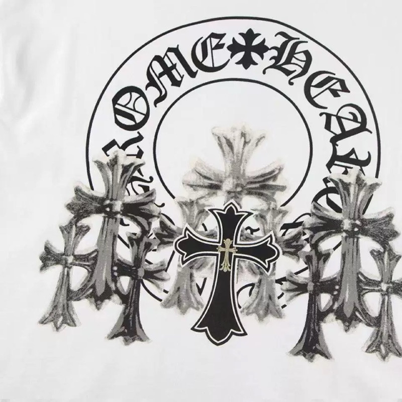 [Full Tag] Áo Thun Chrome Heart Cemetery Premium-100% Cotton 250GSM Hottrend