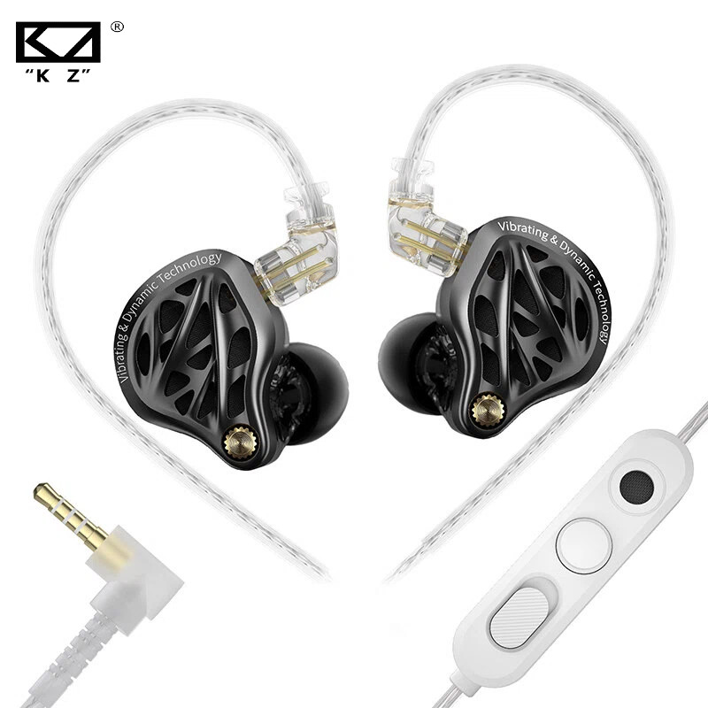 KZ Vibe X Có Dây IEM Trong Tai Màn Hình 13mm Trình Điều Khiển Rung Tai Nghe HiFi Có Cáp Mạ Bạc Cho Trò Chơi Âm Nhạc
