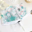 Ô gấp hình mèo hoạt hình trong suốt trong suốt Chống nắng hoàn toàn tự động Mưa hoặc Mưa kép-