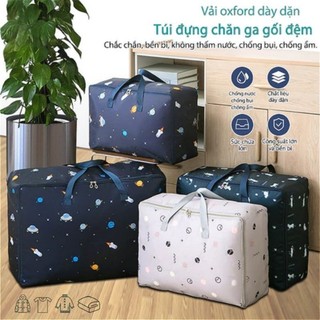 Túi vải Oxford chống thấm cao cấp, túi xách du lịch đựng đồ tiện lợi, túi bảo quản chăn, quần áo