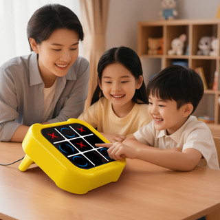 Điện Tử Tic Tac Toe Kids Memory Game ABS Logic Board Cha Mẹ Con Chơi Đồ Chơi Huấn Luyện Trí Não