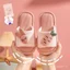 Trẻ Em Trẻ Em Dép Lanh Xuân Thu Bé Gái Trong Nhà Chống Trơn Trượt Bé Gái Bé Nhà Bốn Mùa Vải Lanh Cotton Dép Bé Trai Trung Lớn Trẻ Em AJGY