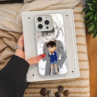 Ốp Lưng iPhone Detective Conan Cho iPhone 17 7 8 xs xr 11 12 13 14 15 16 Pro Max Plus Shinichi Kudo Ốp lưng TPU mềm