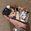 Ốp lưng iPhone Màu đen cho17 16 15 14 13 12 11 Pro Pro Max 6 6S 7 8 Plus X XS XR XS Max SE 2020 2022 Ốp lưng TPU mềm