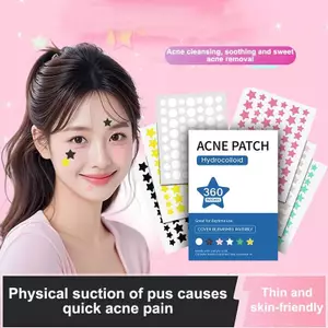 Nhíp 360 Chiếc Nhiều Màu Sắc Vô Hình Loại Bỏ Mụn Chống Mụn Hydrocolloid Miếng Dán Không Kích Ứng Sửa Chữa Stier VN