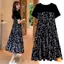 Váy mùa hè nữ boho hoa, dáng trung bình, chất liệu voan thời trang