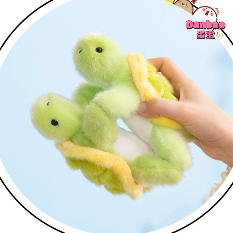 [DANBAO] Happy Little Turtle Đồ chơi sang trọng Búp bê rùa dễ thương với vật liệu từ tính Quà tặng mềm cho trẻ em Quà tặng sinh nhật DANBAO Đồ chơi