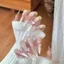 Handmade Đeo Móng Tay Ren Dễ Thương Sinh Viên Nóng Cô Gái Pháp Ngôi Sao Tối Móng Tay Nơ Làm Trắng Móng Tay Sang Trọng