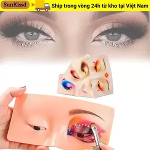 SUNKISSD Hỗ Trợ Hoàn Hảo Có Thể Tái Sử Dụng Cho Mặt Mắt Tranh Trang Điểm Thực Hành Da Trang Điểm Ban Đào Tạo