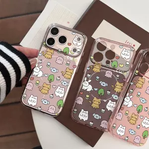 Động vật rừng Trường hợp điện thoại iPhone 1716 hàng ngày 15pro14/13/12 Dễ thương