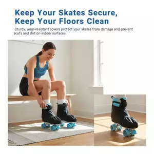 < WHPHous-t > Vỏ bảo vệ cho giày trượt băng Hình Skate de Guard 2 chiếc Chất liệu mềm chống mài mòn để lưu trữ trượt patin Đẹp