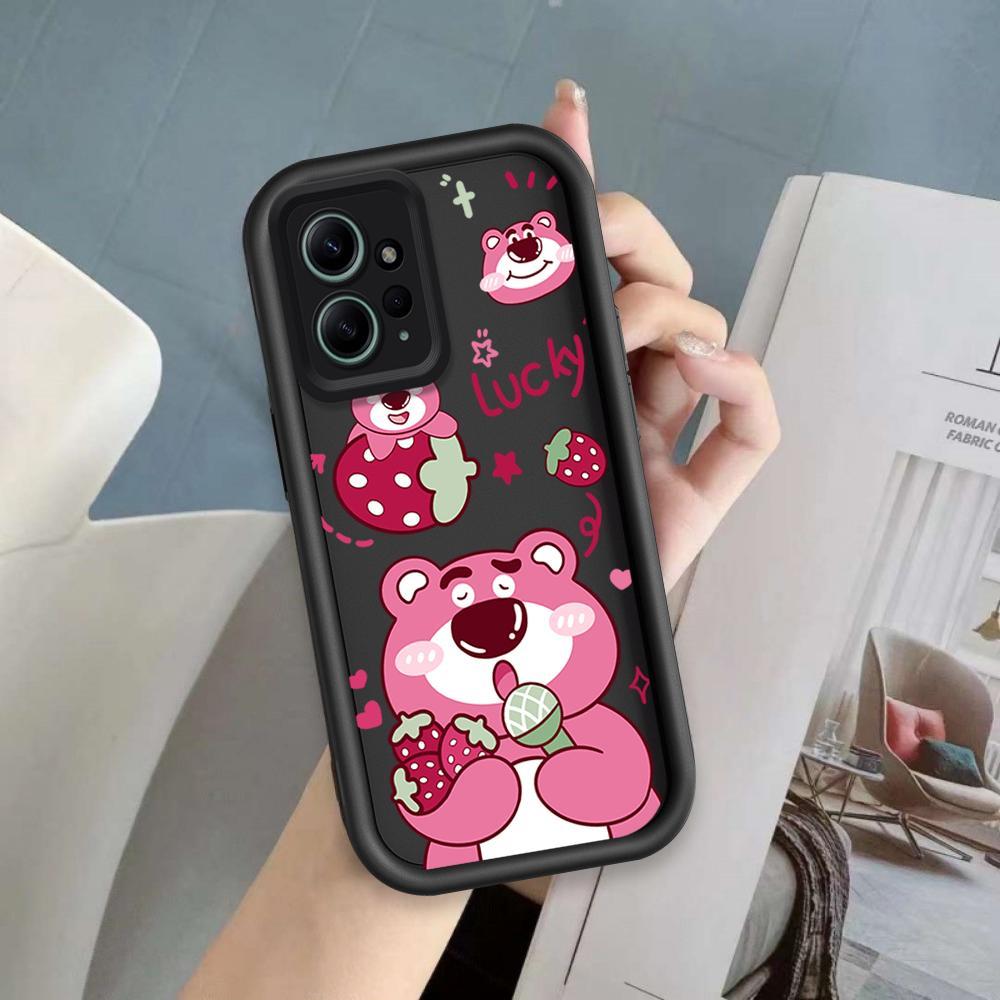 Ốp Lưng Cho Redmi Note 12 4G Hoạt Hình Silicon Cầm Tay Mềm Ốp lưng TPU Đồ Chơi Câu Chuyện Lotso Mắt Thiên Thần Ốp Lưng Chống Sốc