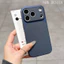 Ngay lập tức, Da trơn cửa sổ lớn, Tương thích với iPhone 17, 16, 15, 14, 13 Pro Max Vỏ điện thoại họa tiết da (Model 16 PM / 15 / 14), Họa tiết da máy ảnh lỗ lớn Ph