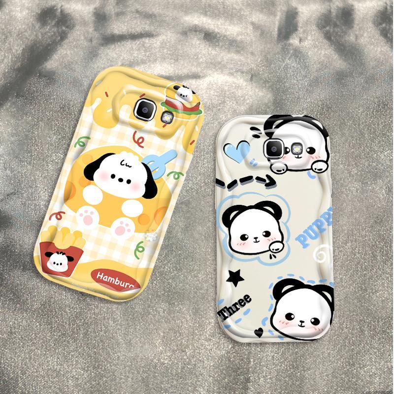 Thích hợp cho Samsung J7 Prime ON7 2016 Bảo vệ 3D TPU mềm Puppy Dog Vỏ điện thoại chống sốc