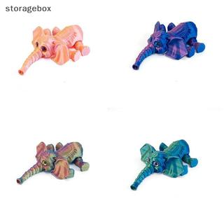 [Hộp lưu trữ] Mô hình voi in 3D PLA dễ thương Kawaii Trang trí máy tính để bàn Hoạt hình Mô hình di chuyển Đồ chơi trẻ em Bộ sưu tập sáng tạo Quà tặng đồ chơi đẹp