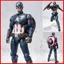 BH2 Captain America Nhân Vật Hành Động Cuộc Nội Chiến Avengers Đội Trưởng Mô Hình Búp Bê Đồ Chơi Cho Trẻ Em Trang Trí Bộ Sưu Tập HB2