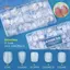 TRTR 300 Cái / hộp Full Matte Finish Móng Tay Giả Acrylic Đầu Gel Mềm Gel Móng Tay Ngắn Quan Tài Vuông Hạnh Nhân Hình Bầu Dục Nhấn Vào Đầu Dụng Cụ Nối Dài Làm Móng Tay VN