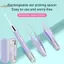 TRTR Baby Ear Cleaner Soft Ear Pis LED Flash Light Ear Wax Curette Pier Ear Cleaning Tool Ear Wax Dig Removal Earpi Set VN