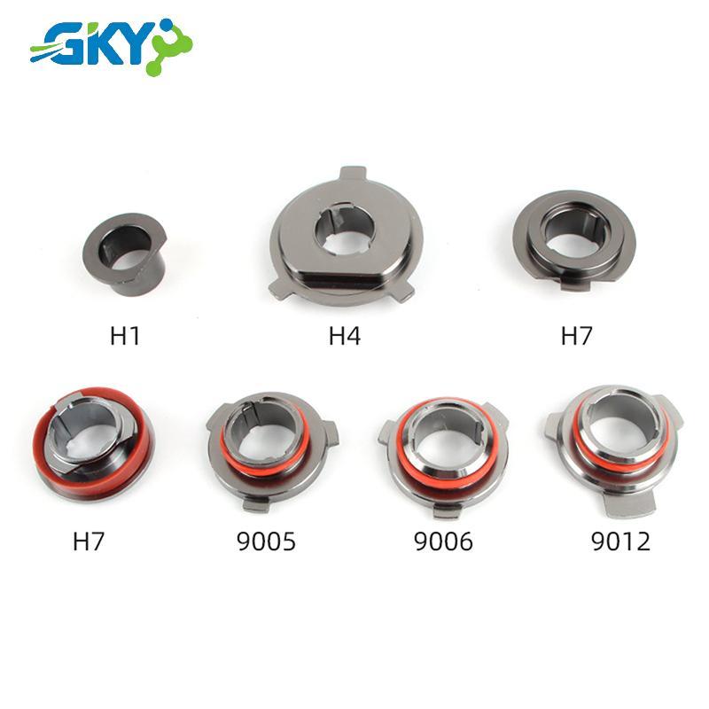 GKY Cho V7-9005 / 9006 / 9012 / H11 / H7 / H4 / H3 / H1 Đầu Giữ Đèn Kẹp Đèn LED Ô Tô Đế Bóng Đèn Bộ Chuyển Đổi Giá Đỡ GKY