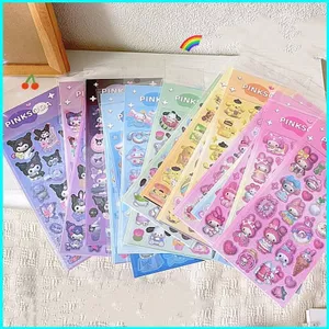 HK1 ngẫu nhiên một sanrio Dán Hoạt Hình Dễ Thương Sinh Viên Văn Phòng Phẩm Bạn Bè Quà Tặng kuromi Giai Điệu Cinnamoroll KH1