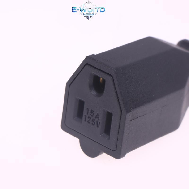 E-WOITD 1 / 2 Chiếc USA Triprong Ổ Cắm Điện Dây Receptacle AC Soet Cắm 125V 15A Hoa Kỳ Nữ Nam Kết Nối E-WOITD