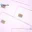 5 IC PVC ISO mới có thẻ thông minh SLE4442 Chip nk Liên hệ Thẻ IC An toàn Trắng Đẹp