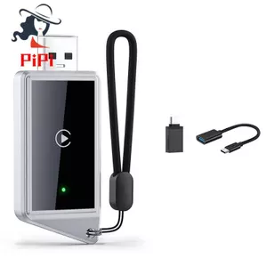 Bộ chuyển đổi CarPlay không dây cho ô tô Smart CarPlay AI Box Chuyển đổi có dây sang điều khiển Bluetooth WiFi không dây