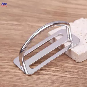 XOITOP 316 Thép không gỉ Lặn Cân Đai Trượt Keeper D Ring Webbing Harness Belt Retainer Stopper Freediving Accessoires VN